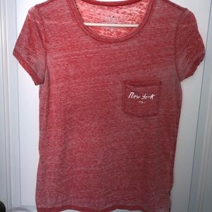 Orange American Eagle T-Shirt Size Small
